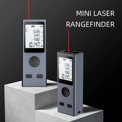 Mini Laser Distance Meter USB Rechargeable Digital Tape Measure