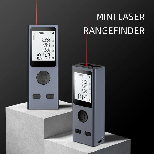 Mini Laser Distance Meter USB Rechargeable Digital Tape Measure