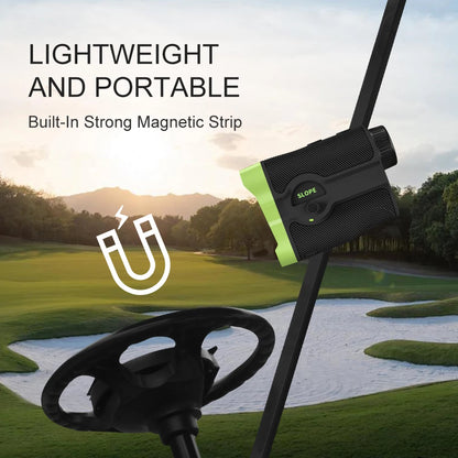 Magnetic Golf Rangefinder with Slope Switch & Flag Lock