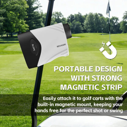 1000 Yard Golf Laser Rangefinder with Magnetic Slope Mount