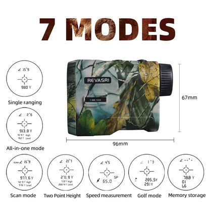 Hunting Laser Rangefinder Camo 1000m Target Acquisition