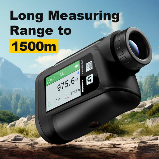 1500m Laser Rangefinder with HD Touch Screen for Golf & Hunt