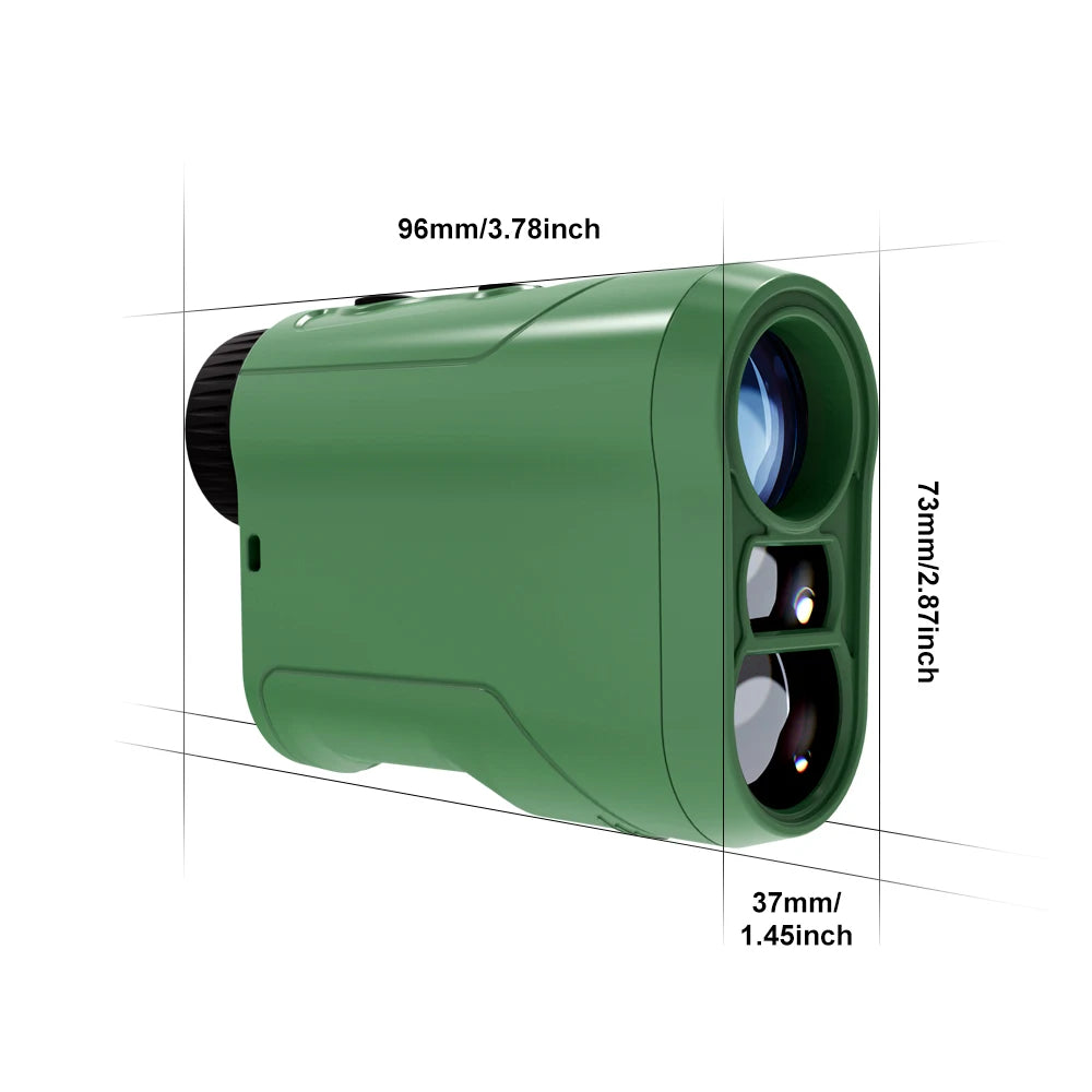 1000M Laser Rangefinder - Rechargeable Monocular for Hunting & Golf