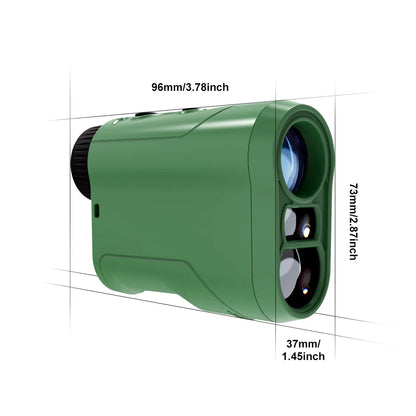 1000M Laser Rangefinder - Rechargeable Monocular for Hunting & Golf