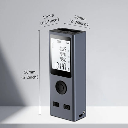Mini Laser Distance Meter USB Rechargeable Digital Tape Measure