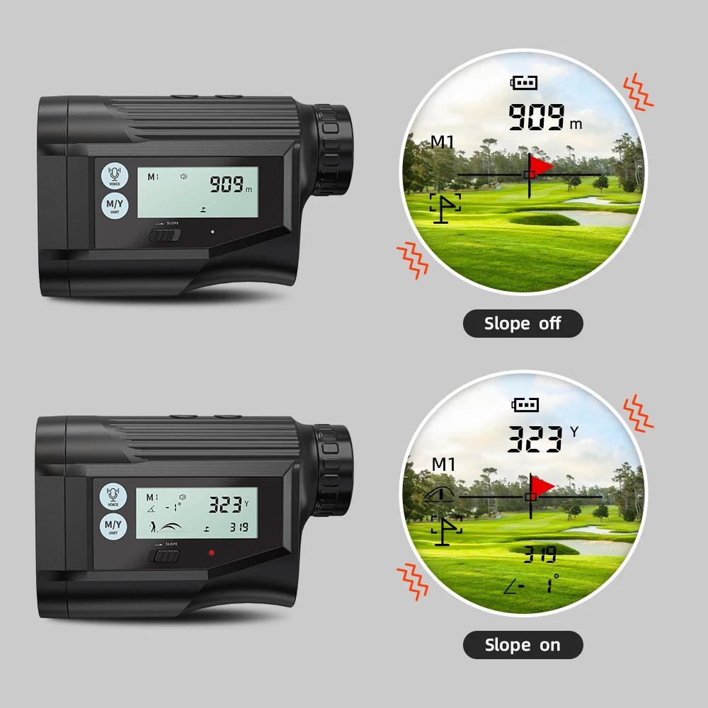 Golf Rangefinder with Slope Switch 1100Yards Tournament Legal