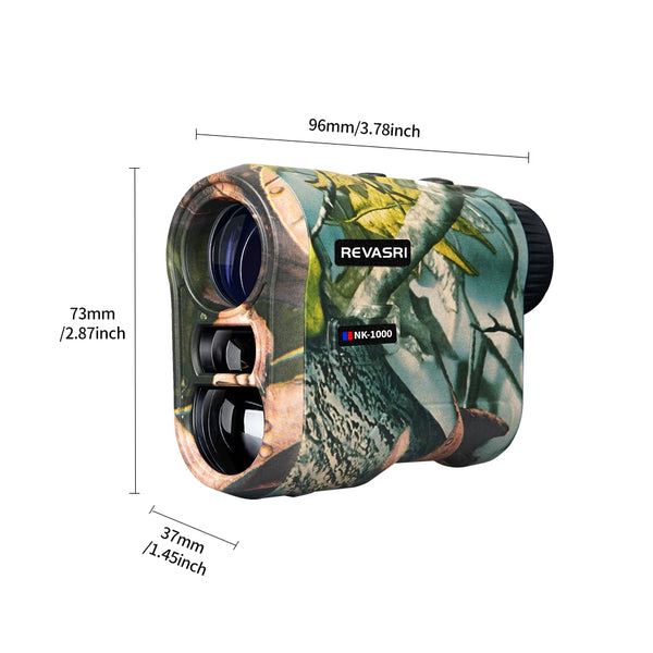 1000m Laser Rangefinder Camo Hunting & Golf Monocular
