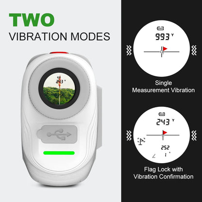 1300yd Laser Golf Rangefinder with Magnetic Mount