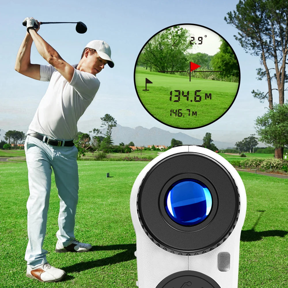 Rechargeable Golf Laser Rangefinder with Slope & Vibration