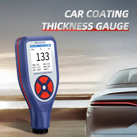 Precision Mini Coating Thickness Gauge - Digital Fe/NFe Paint Meter