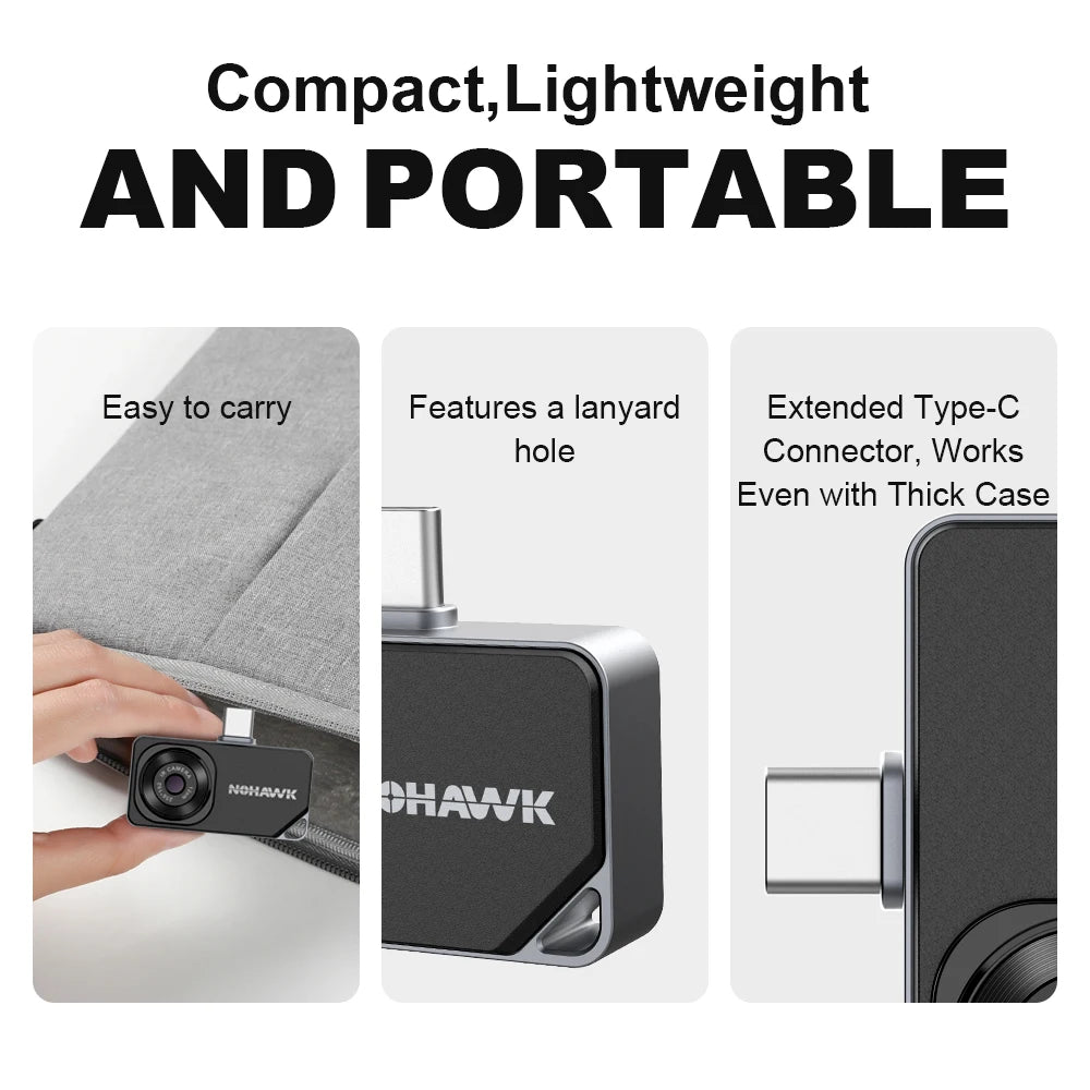 USB-C Thermal Imaging Camera for HVAC & Home Inspection