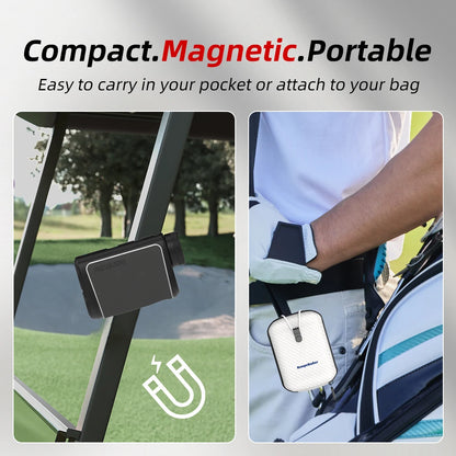 1090 Yard Golf Rangefinder Leather Magnet for Golfing