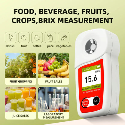 Digital Brix Refractometer Sugar Meter for Fruit & Juice