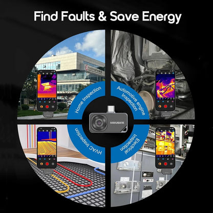 USB-C Thermal Imaging Camera for HVAC & Home Inspection
