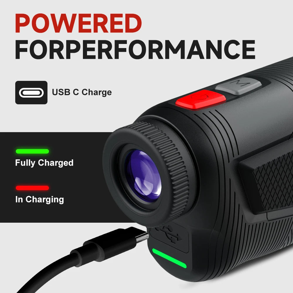 1300yd Laser Golf Rangefinder with Magnetic Mount