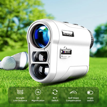 Rechargeable Golf Laser Rangefinder with Slope & Vibration
