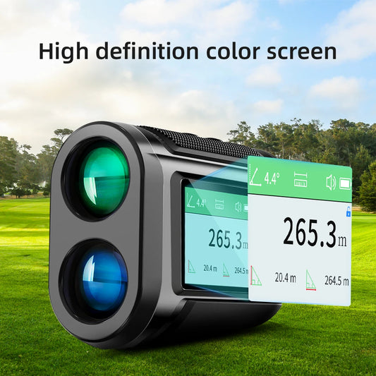 Rechargeable Golf Rangefinder with Slope & Pin Lock